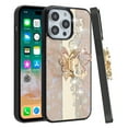 thumbnail image 3 of For iPhone 15 Plus SPLENDID Diamond Glitter Ornaments Engraving Case Cover - Enchanted Butterfly Gold, 3 of 3