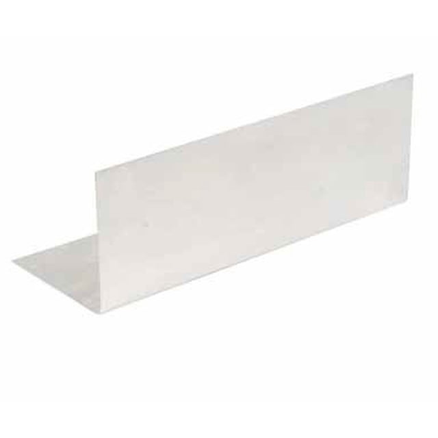 Teja tapajuntas Amerimax, precurvada, galvanizada, 10 x 10 x 30 cm