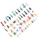 thumbnail image 5 of Animales marinos simulados, 50 piezas de figuras de animales marinos, juguetes de animales marinos, juguetes del mundo de los animales marinos, instalación sin esfuerzo, 5 of 14