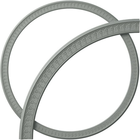 

Ekena Millwork 79 1/2 OD x 70 1/4 ID x 4 5/8 W x 1 1/8 P Spiral Ceiling Ring Kit