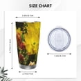 thumbnail image 4 of Fuzoiu Cactus Flowers Print 20oz Tumbler, Stainless Steel Vacuum Insulated Car Cup, Insulated Coffee Mug,Travel Mug with Lid,Thermal Cup for Outdoor-Without Straw, 4 of 8