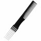 thumbnail image 3 of Juego de Peine de peluquería de plástico, 10 Uds., color negro, barbería, herramientas de belleza, 3 of 5