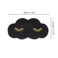 thumbnail image 2 of Unique Bargains 1 Pc Cloud Eyelash Pattern 3D Eye Mask for Rest for Travel Black Polyester Sponge, 2 of 4