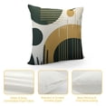thumbnail image 4 of Nawypu  Abstract Boho Pillow Covers Mid Century Modern Pillow Covers Minimalist Geometric Green Leaves Throw Pillow Covers Home Decor for Sofa Bed Couch, 4 of 5