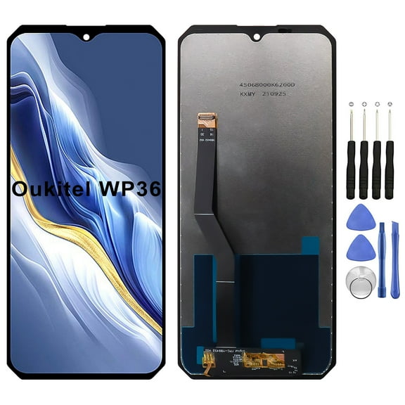 KIQ Replacement LCD Screen Full Assembly with Digitizer Compatible with Oukitel WP36(Without Frame)