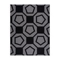thumbnail image 7 of CAMILSON Area Rug - 2'x3' Modern Geometric Stripe Rugs for Indoor – Black Non Slip Carpet for Entryway, Hallway Mats, Kitchen, Bedroom, Living Room, 7 of 7