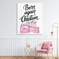 thumbnail image 3 of Stupell Industries Glam Pink Bags Born Again Christian Canvas Art, 36 x 48, by Amanda Greenwood, 3 of 8