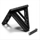 thumbnail image 4 of Triangle Hole Ruler High Precision Woodworking Angle Ruler-Inch, 4 of 5