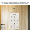 thumbnail image 3 of 12 Pockets Hanging Organizer Space Saving Wall Hanging Storage Bag for Dormitory, Versatile Design, Large Capacity, 3 of 7