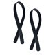 thumbnail image 5 of 2 piezas 60cm PU Bolso de cuero Manijas Bolsa de mano duradera Correa de repuesto Bolsa de pespunte poroso Cinturón para mujeres Damas Bolsa de bricolaje (Negro), 5 of 6