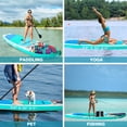 thumbnail image 5 of HHSJZWCY Premium PVC Inflatable Stand up Paddle Board for Adults, 9'9'' Lightweight & Portable SUP with Paddle, Pump, Backpack, 5 of 10