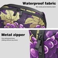thumbnail image 4 of Grape USB Organizer | Hard Drive Cases | Charge Cord Organizer | Travel Cord Organizer Case - Oxford Cloth Waterproof Digital Storage Bag 5.9x9.44x3.14 in, 4 of 6