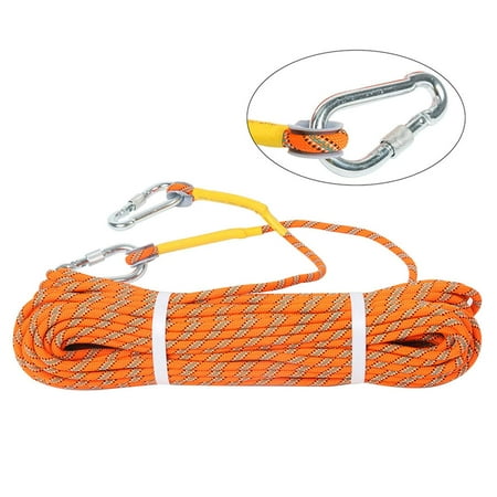 YaeGarden Outdoor Climbing Rope 30M (98ft) Rock Climbing Rope 8MM Diameter Escape Rope Climbing Equipment Fire Rescue Parachute Rope