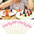 thumbnail image 1 of Cqxid Tableware Under $5 100 PCS/pack Valentine's Day Disposable Art Skewer Net Cute Love Cake Sign Fruit Sign Sign Two Pack, 1 of 9