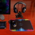 thumbnail image 5 of Enhance Large LED Gaming Mouse Pad with Clear Optical Fiber Edges - Mouse Mat with 7 RGB Colors & 3 Lighting Effects, Smart Control Button, Non-Slip Grip, Precision Tracking for eSports - Multi, 5 of 9