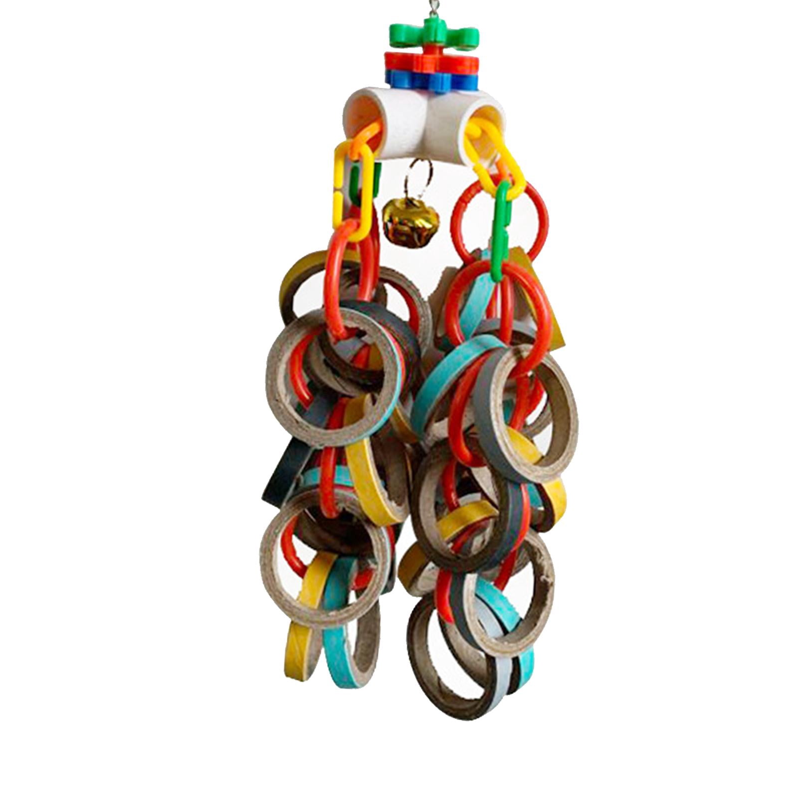 Bvdfgk Cage Bite Toy Parrot Toy Perch Bird Chewing Toy for Parakeets, Budgies, Hamster,
