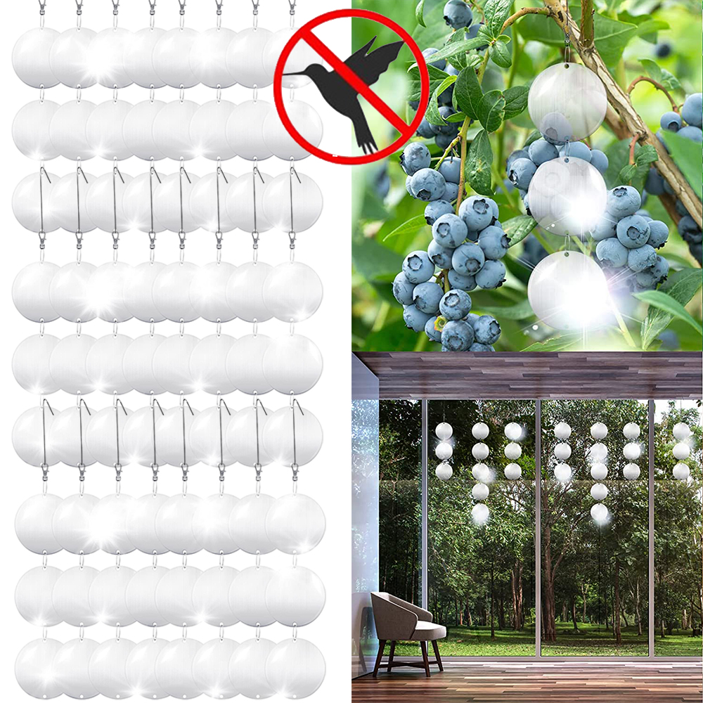 Elbourn Bird Scare Discs, Bird Deterrent Repellent Devices to Keep