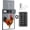 Blue, variant on Automatic Chicken Coop Door Solar Powered with LCD Timer Light Sensor Remote Control Weatherproof Anti-Pinch Aluminum Alloy Door for Chickens Ducks Geese Rabbits