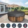 thumbnail image 4 of Housse de Baignoire Imperméable Extérieure Housse Universelle pour table et Chaises Extérieure Anti-Poussière et Protection Solaire, 4 of 5