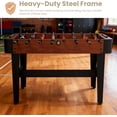 thumbnail image 6 of Kosevpou Foosball Table, 55/52/48 Large Size Soccer Game Tables for Adults & Kids, Table Games Includes 2 Foldable Cup Holders & 2/4 Balls with Sturdy Leg Levelers, 6 of 8