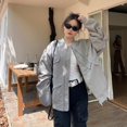 thumbnail image 4 of -Chaqueta Bomber Vintage Y2k para mujer, ropa de calle Harajuku, chaquetas de gran tamaño, estilo coreano, prendas de vestir con cremallera, Otoño e Invierno, 4 of 5