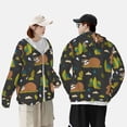 thumbnail image 4 of Fotbe Funny Sloths In The Forest Chaqueta con Protección Solar UPF 50+ para Hombre y Mujer, Camisa con Capucha y Bolsillos-Medium, 4 of 7