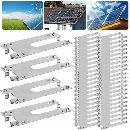 

Goodhd 50Pcs Solar Grounding Gasket Washer Conductive Sheet Spacer for Roof Ground Shed