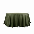 thumbnail image 2 of BalsaCircle 6 Pieces 132" Olive Green Round Polyester Tablecloths Fabric Table Linen, 2 of 8