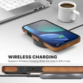 thumbnail image 3 of For Apple iPhone 18 Pro Max / iPhone 17 Pro Max Case, PU Premium Leather Slim Shockproof Cover, Brown, 3 of 6