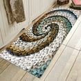 thumbnail image 3 of Tapis de Sol Antidérapant Absorbant l'Eau Rotation Tapis Galets Décoration Salon Chambre (TG), 3 of 8