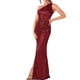 thumbnail image 4 of Elegante vestido de fiesta con lentejuelas en los hombros sin mangas para mujer Vestidos formales OAVQHLG3B Store lin121212, 4 of 5