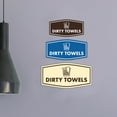 thumbnail image 4 of Signs ByLITA Fancy Dirty Towels Sign (Brushed Gold) - Small, 4 of 8