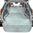 thumbnail image 1 of F-color SUV Cargo Liner para perros, resistente al agua, funda de carga para mascotas, funda para asiento de perro, alfombrilla para SUV, sedanes, furgonetas, con protector de solapa de parachoques, a, 1 of 5