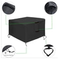 thumbnail image 2 of Housse de Barbecue Carrée Anti-Poussière 210D pour Extérieur Jardin Cheminée / Housse de Poêle, 2 of 9