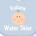 thumbnail image 4 of Inktastic Future Water Skier Boys or Girls Baby Bib, 4 of 4