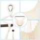 thumbnail image 4 of Silla hamaca Zimtown columpio de cuerda colgante color beige, 4 of 5