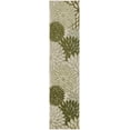 thumbnail image 2 of Nourison Aloha Indoor/Outdoor Ivory Green 2'3" x 8' Area Rug (2x8), 2 of 8