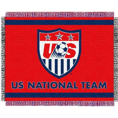 Team USA National Soccer 48x60 FIFA Triple Woven Jacquard Throw