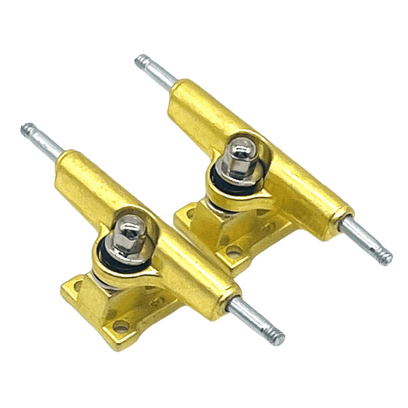 Finger Skateboard with New Hanger and Base for Professional Finger Skateboards Gold