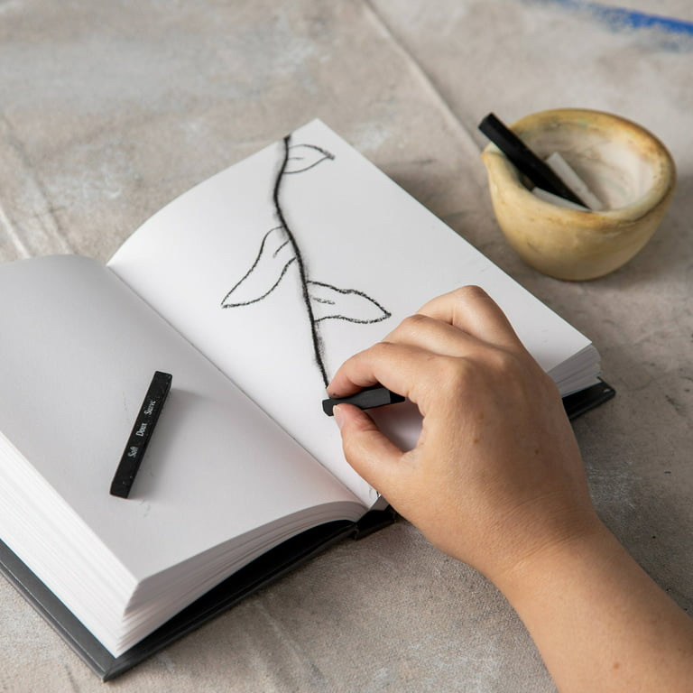 Black Page Premium Hardcover Sketchbook, 8.5 x 11 by Artist's Loft™