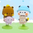 thumbnail image 2 of Bear Bubu Dudu Panda Bear Figure Panda Animal Panda Bubu Bear Model Toy Cartoon Collectible Panda Bubu Dudu Figure Doll QZX, 2 of 6