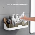 thumbnail image 2 of Punch-Free Storage Rack For Bathroom Wall-Mounted Adhesive Caddy Rack, 2 of 3