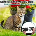 thumbnail image 3 of Airtag Cat Collar Breakaway, Reflective Kitten Collar with Apple Air Tag Holder and Bell for Girl Boy Cats, 0.4 Inches in Width and Lightweight(Black), 3 of 5