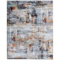 thumbnail image 3 of Abstract Grey/Rust/Gold Area Rug Abstract 5' x 7' 5' x 8' Novelty, 3 of 5