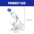 thumbnail image 2 of WASHWEPE Desktop Dolphin Decor Blue Transparent 1 Piece 3.7x2.8in, 2 of 8
