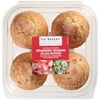Wal-mart Bakery 4ct Filled Strawberry Rhubarb Muffins
