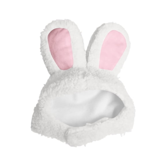 White Pet Rabbit Ear Headband Costume Accessory Dress Up Fun For Animals
