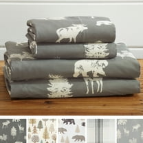 Lodge Printed Microfiber Sheet Set By Home Fashion Designs