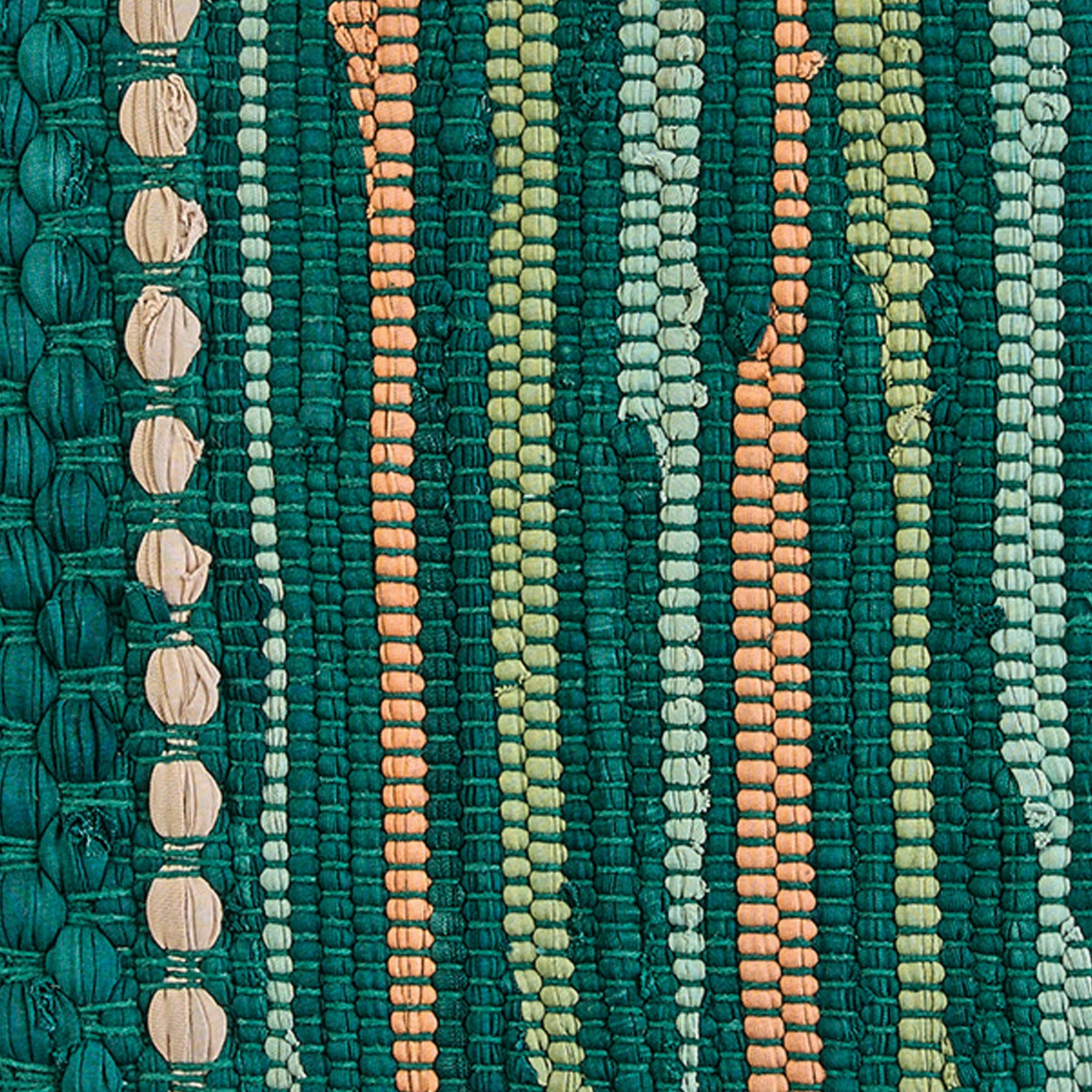 Park Designs Rainforest Chindi Green Table Runner 13" x 36"