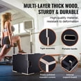 thumbnail image 4 of 3 in 1 Plyometric Jump Box 30 24 20 Inch Wooden Plyo Box Platform Jumping Agility Box Anti Slip Fitness Exercise Step Up Box for Home Gym Training Conditioning Strength Training Black, 4 of 6